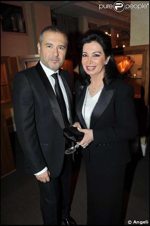 Ellie Saab et Madame Hariri à la soirée des 10 ans de l'association Innocence en danger