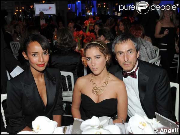 Sonia Rolland,Vahina Giocante et le milliardaire russe Umar  à la soirée des 10 ans de l'association Innocence en danger
