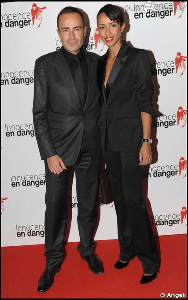 Michel Rolland et Sonia Rolland à la soirée des 10 ans de l'association Innocence en danger