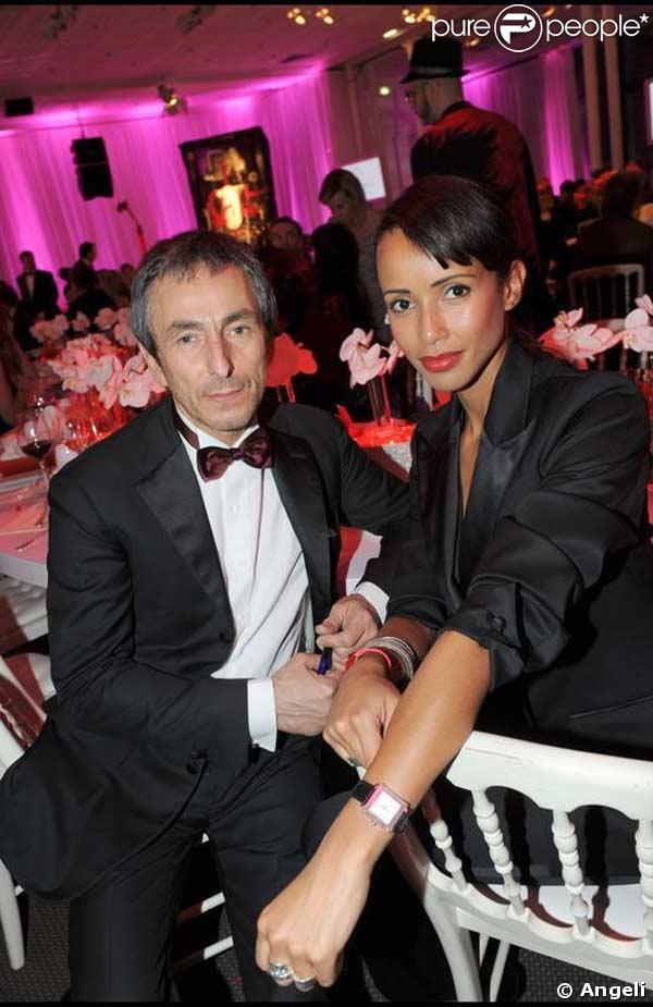 Sonia Rolland et le milliardaire ruse Umar à la soirée des 10 ans de l'association Innocence en danger