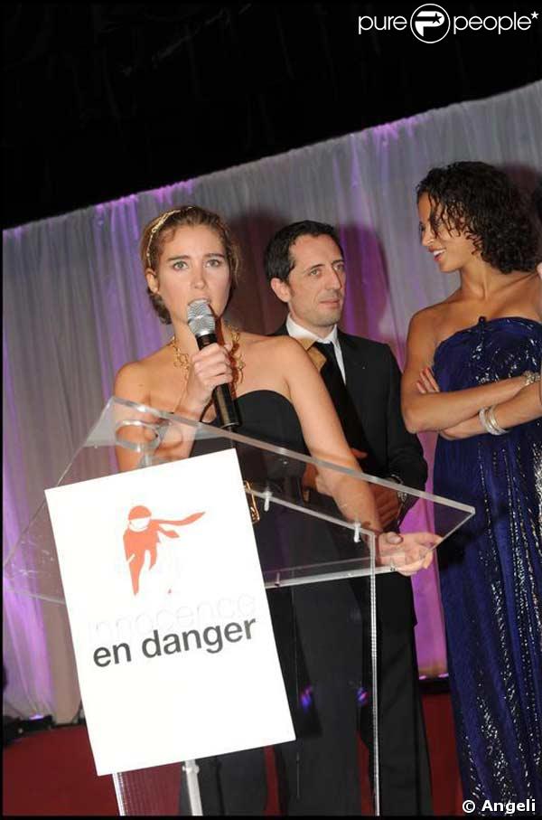 Vahina Giocante à la soirée des 10 ans de l'association Innocence en danger