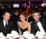 Gad Elmaleh, Vahina Giocante et le milliardaire russe Umar à la soirée des 10 ans de l'association Innocence en danger