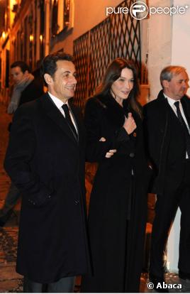 Carla Bruni et Nicolas Sarkozy
