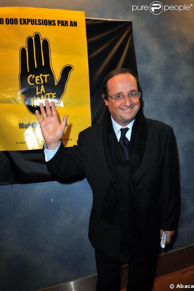 François Hollande à la tour Montparnasse