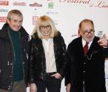 Mireille Darc, Claude Lelouch et Serge Moati au Festival de Luchon.  04/02/09