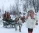 Mette-Marit et Haakon de Norvège ont entrepris un périple de deux jours dans le comté de Finnmark, région norvégienne arctique... Le prince héritier a droit à un traîneau pour lui tout seul. Trop corpulent ? Il faudrait demander au renne... 