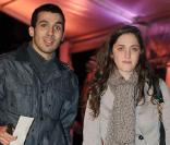 Générale de  Cléopâtre, la dernière reine d'Egypte , lundi 9 février 2009 : Mustapha el Atrassi et sa compagne 