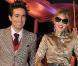 Générale de  Cléopâtre, la dernière reine d'Egypte , lundi 9 février 2009 : Arielle Dombasle et son ami Vincent Daré 