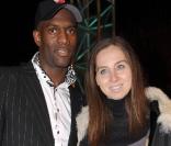 Générale de  Cléopâtre, la dernière reine d'Egypte , lundi 9 février 2009 : Pascal Gentil et sa girlfriend 