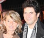 Générale de  Cléopâtre, la dernière reine d'Egypte , lundi 9 février 2009 : Bruno Madinier et sa femme Camille 