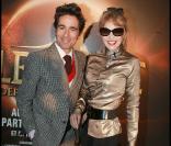 Générale de  Cléopâtre, la dernière reine d'Egypte , lundi 9 février 2009 : Vincent Daré et Arielle Dombasle 