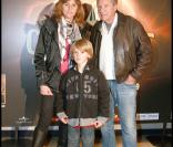 Générale de  Cléopâtre, la dernière reine d'Egypte , lundi 9 février 2009 : Yves et Karin Rénier avec leur fils Oscar 