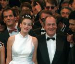 Bernardo Bertolucci et Liv Tyler au Festival de Cannes pour Beauté Volée