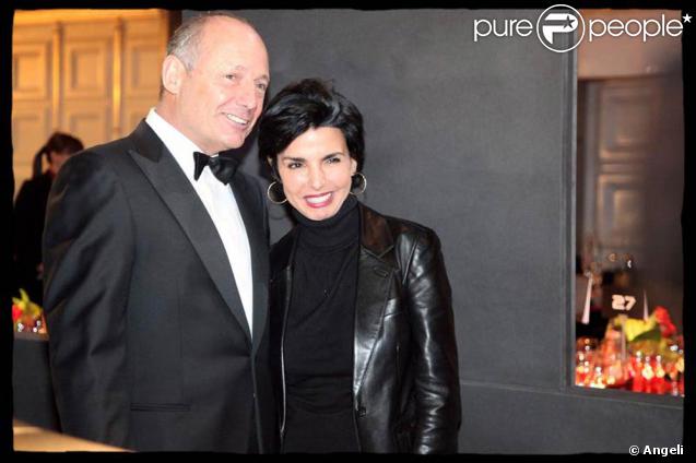 Rachida Dati et Ron Dennis à la 24ème édition du Festival Automobile International. 10/02/09 