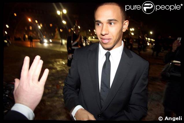 Lewis Hamilton à la 24ème édition du Festival Automobile International. 10/02/09 