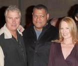 Laurence Fishburne et toute l'équipe à la cérémonie qui célèbre le 200e épisode des  Experts  ! 10/02/09