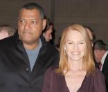 Laurence Fishburne et Mark Helenberger à la cérémonie qui célèbre le 200e épisode des  Experts  ! 10/02/09