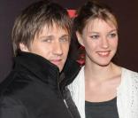 Stanislas Merhar et sa compagne Mona Walravens 