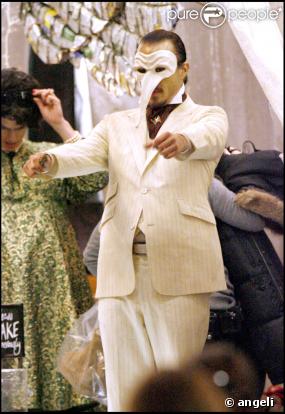 Heath Ledger sur le tournage de The Imaginarium