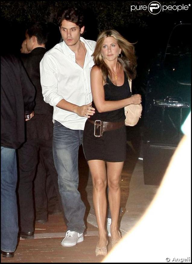 Jennifer Aniston et son amoureux John Mayer ont passé une romantique Saint-Valentin...