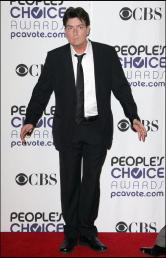 Charlie Sheen le 07/01/2009 au People's Choice Awards à Los Angeles