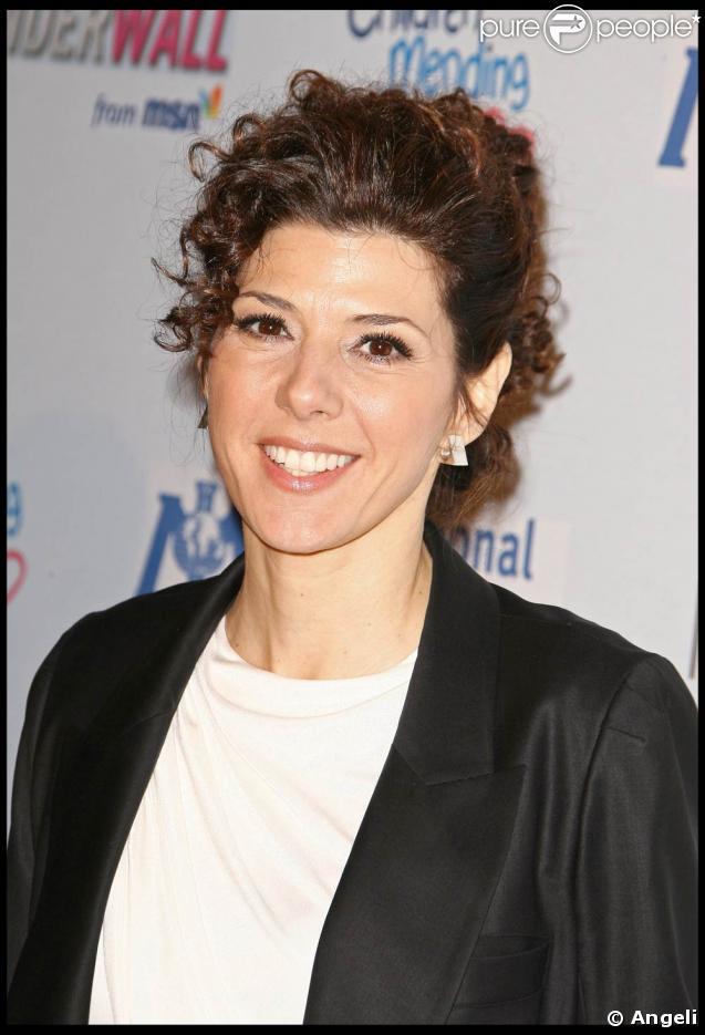 Marisa Tomei très élégante hier soir, à Santa Monica... 