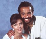 Yannick Noah et sa deuxième femme Heather Stewart-White 
