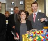 Marie et Joachim de Danemark visitent Legoland à Billund, au Danemark