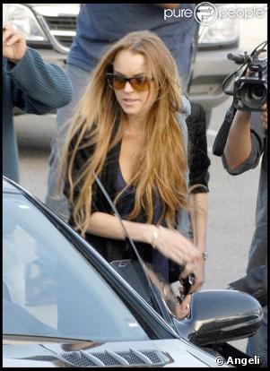 Lindsay Lohan fait du shopping à L.A. 25/02/09