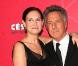 Dustin Hoffman récompensé d'un César d'honneur, accompagné de son épouse Lisa 