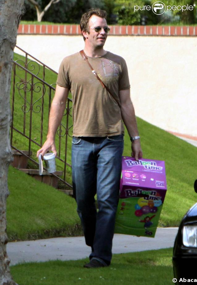 Thomas Jane à l'anniversaire de sa fille, Harlow