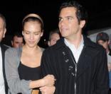 Jessica Alba et son mari Cash Warren à la première de Watchmen