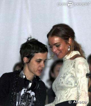 Samantha Ronson et la jolie Lindsay... le clash !