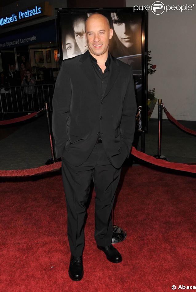Vin Diesel, lors de l'avant-première de 