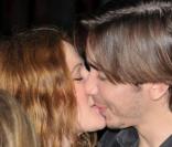 Drew Barrymore et Justin Long en janvier 2008   