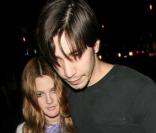 Drew Barrymore et Justin Long en avril 2008   