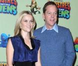 Reese Witherspoon et Kiefer Sutherland lors du photocall de Monsters vs Aliens, à Paris, le 15 mars 2009