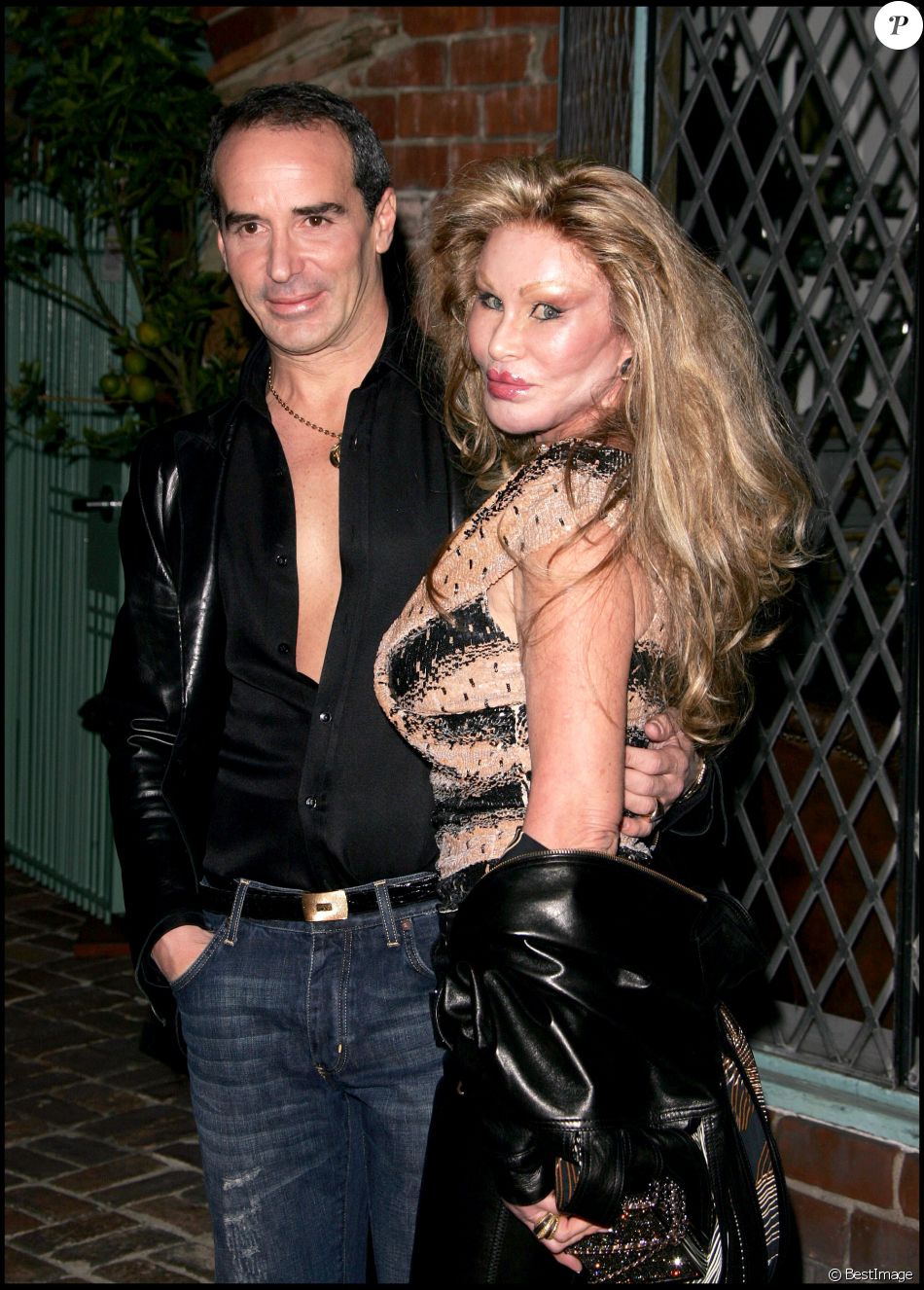 Jocelyn Wildenstein et Lloyd Klein à Los Angeles, le 14 novembre 2006
