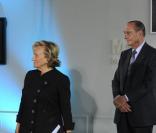 Madame bernadette Chirac décorée comme chevalier de la Légion d'honneur par Nicolas Sarkozy en présence de son mari et d'Estelle Lefébure... entre autres