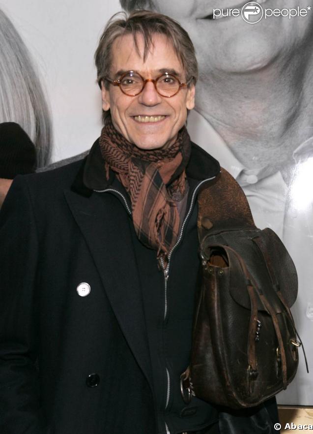 Jeremy Irons, au Bernard B. Jacobs Theatre de Broadway, à l'occasion de la Première de 