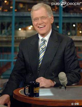 David Letterman sur son show The Late Show with David Letterman  