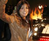 Michelle Rodriguez... coucou Michou ! Tu vas bien ? Très souriante lors de l'avant-première de 