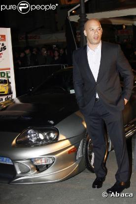 Vin Diesel... La classe... lors de l'avant-première de "Fast and Furious 4", à Rome, le 25 mars 2009 !