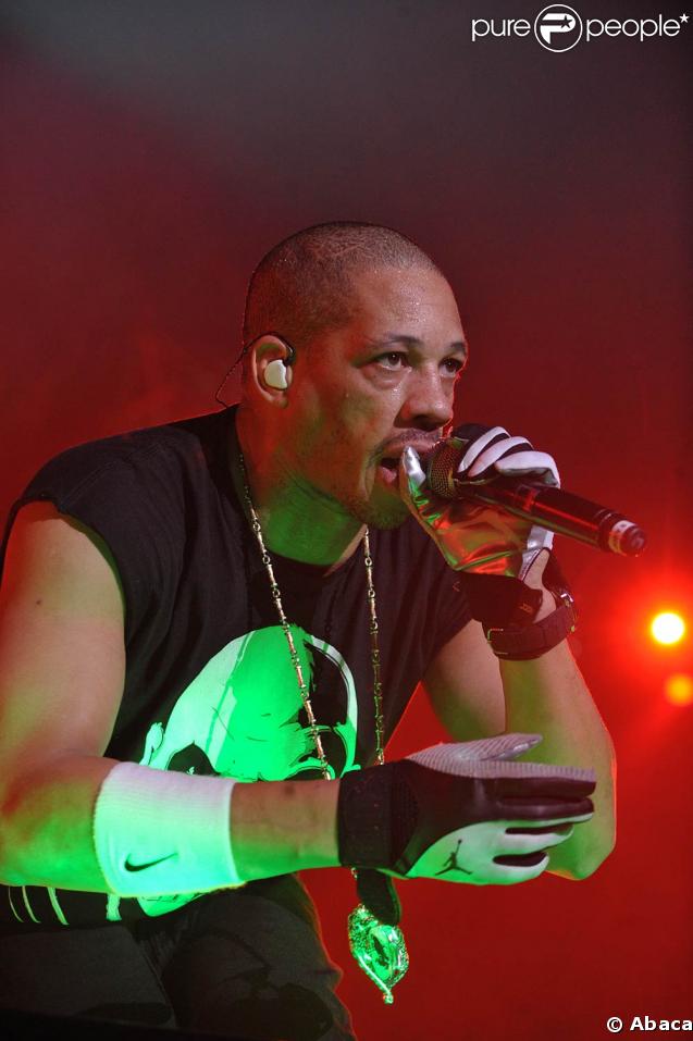 Joey Starr sur scène à Bercy en septembre 2008