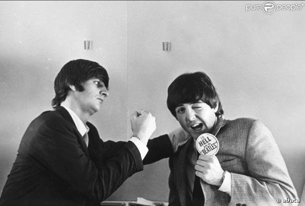 Ringo Starr et Paul McCartney à la belle époque