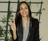 Rosario Dawson après la représentation spéciale célébrités des Monologues du Vagin à Santa Monica pour le V-day le 28 mars 2009