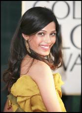 Freida Pinto au Golden Globe awards le 11/01/2009 