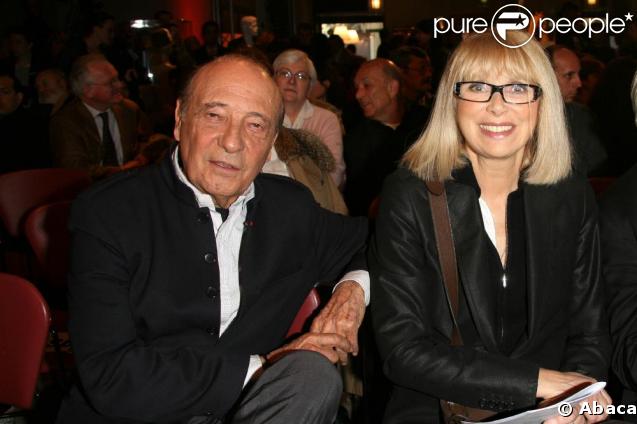 Mireille Darc et Jacques Séguéla à la vente aux enchères, chez Sotheby's. 30/03/09