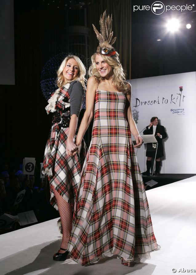 La soirée de charité Dress to Kilt le 30 mars 2009 à New York organisée par Sean Connery et sa femme 