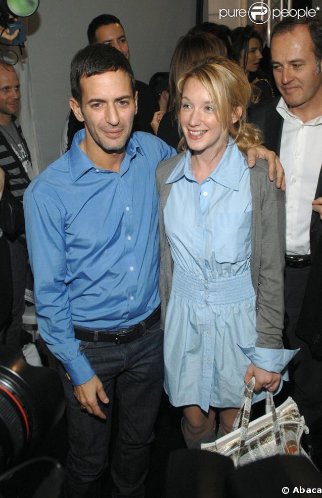 Marc Jacobs et la petite frenchy Ludivine Sagnier en backstage des défilés 